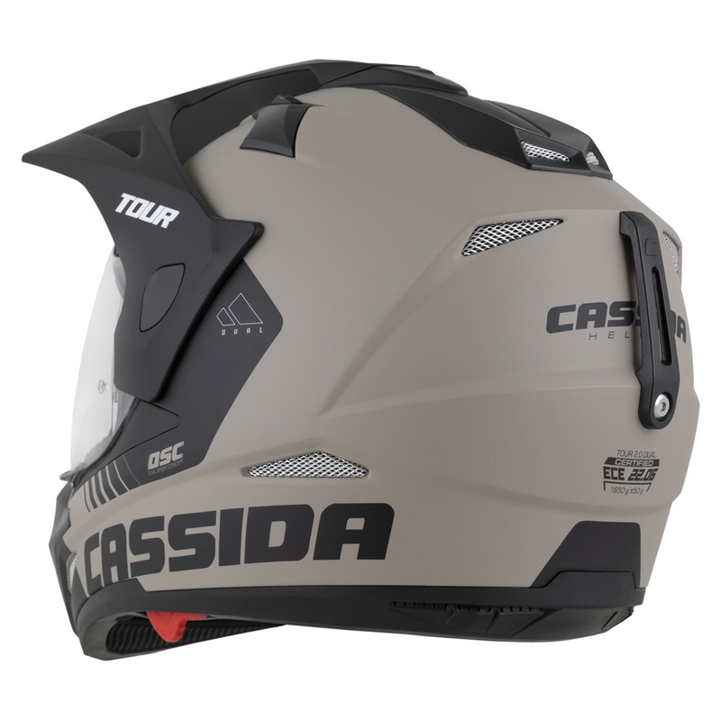 Enduro kiiver Cassida Tour 2.0 Dual matt liivamust