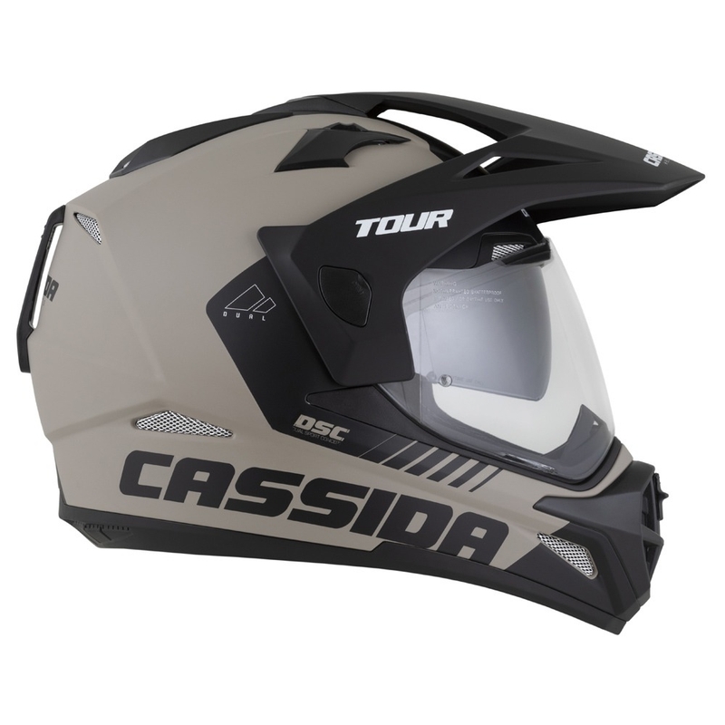 Enduro kiiver Cassida Tour 2.0 Dual matt liivamust