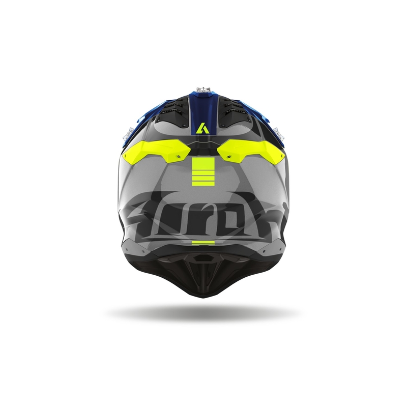Motokrossikiiver Airoh Aviator 3.0 Push sinine