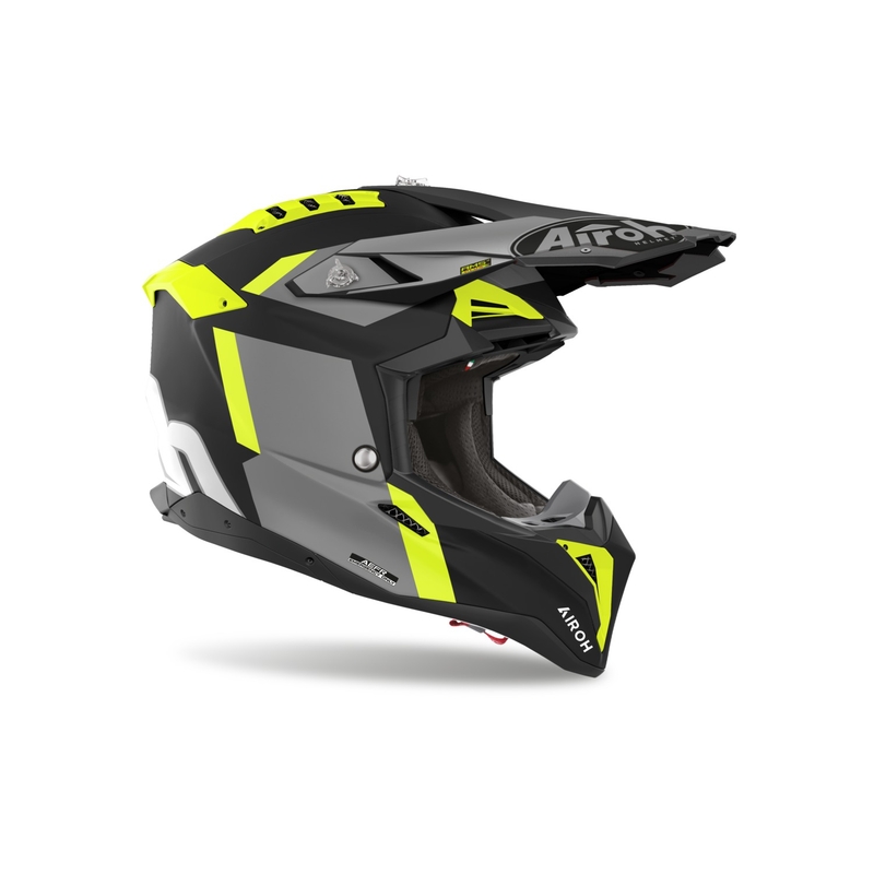 Motokrossikiiver Airoh Aviator 3 Glory kollane matt