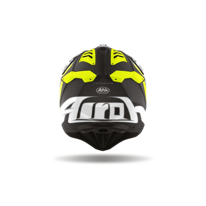 Motokrossikiiver Airoh Aviator 3 Glory kollane matt