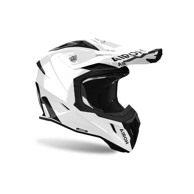 Motokrossikiiver Airoh Aviator ACE 2 Värviline valge läikiv kiiver