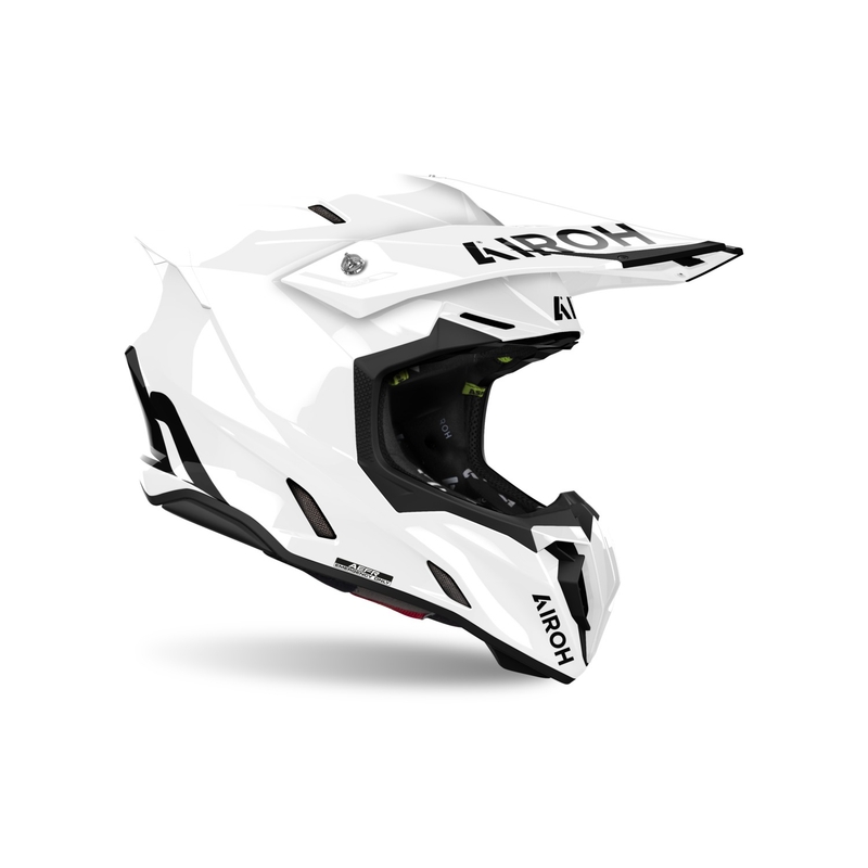 Motokross kiiver Airoh Twist 3 Värviline valge läikiv kiiver
