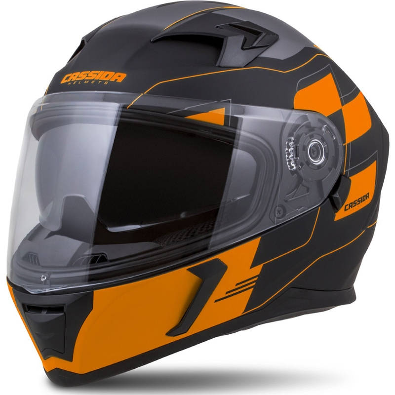 Integraalne kiiver Cassida Integral 3.0 RoxoR must-oranž