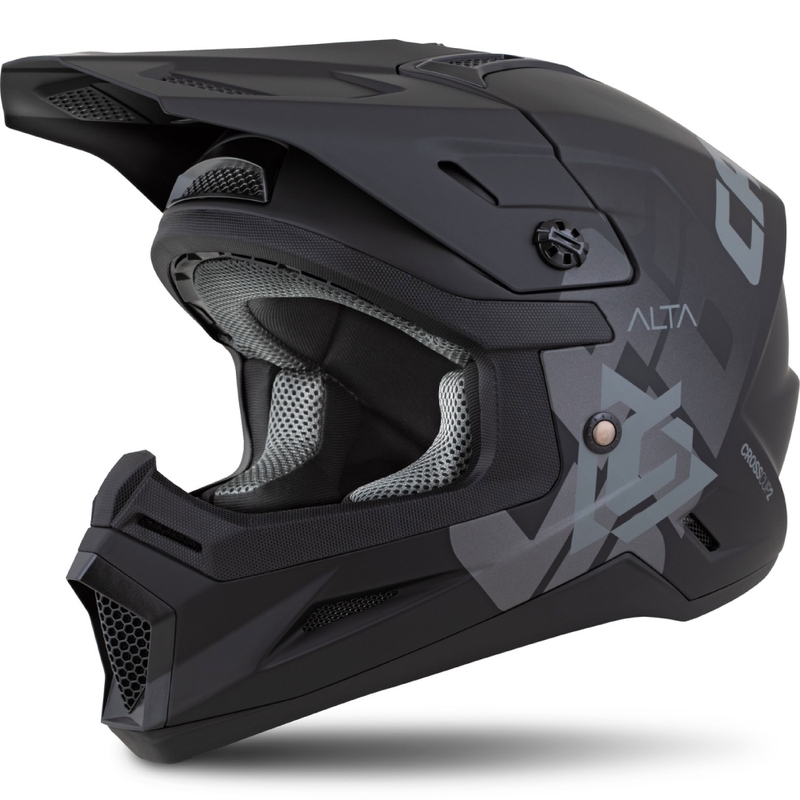 Laste motokrossi kiiver Cassida Cross Cup 2 Alta matt must-hall