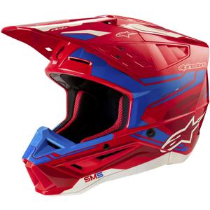 Alpinestars S-M5 Action 2 fluo punane-sinine motokrossikiiver