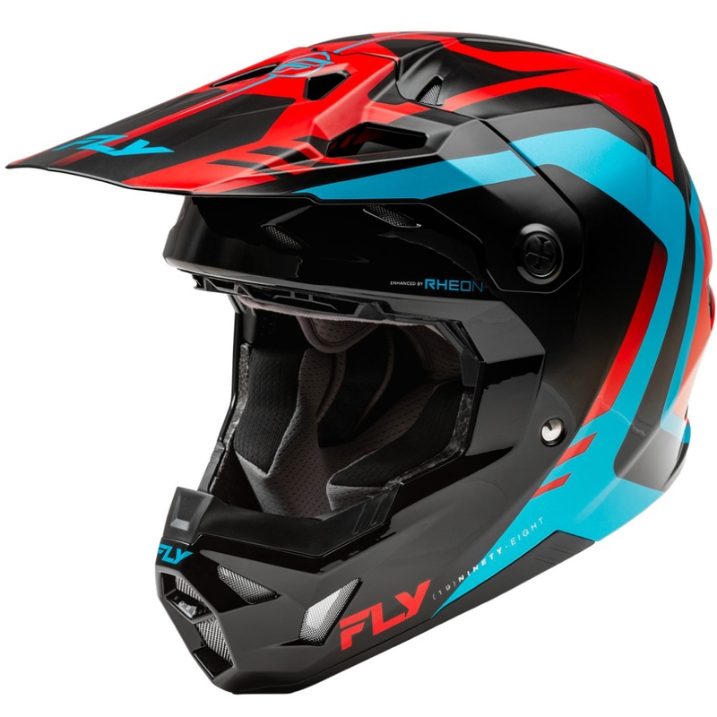 Motokross kiiver FLY Racing Formula CP punane-must-sinine