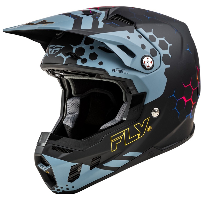 Motokrossikiiver FLY Racing Formula CC Tektonic mustahall
