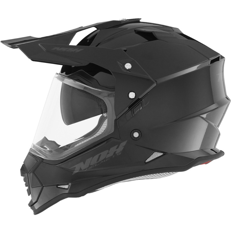 Enduro kiiver NOX N312 must läikiv