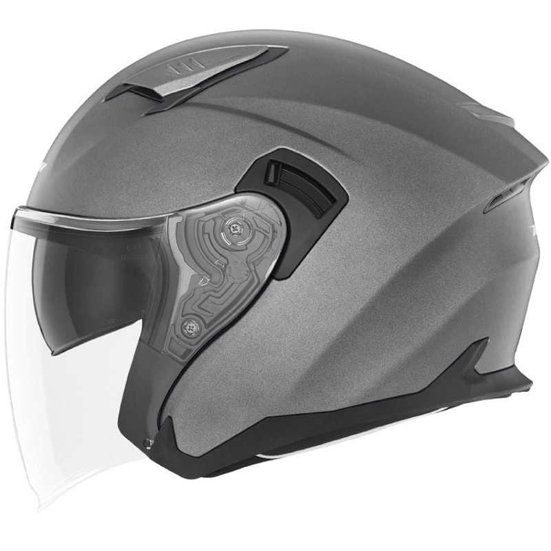 Avatud mootorratta kiiver NOX N130 matt titaan