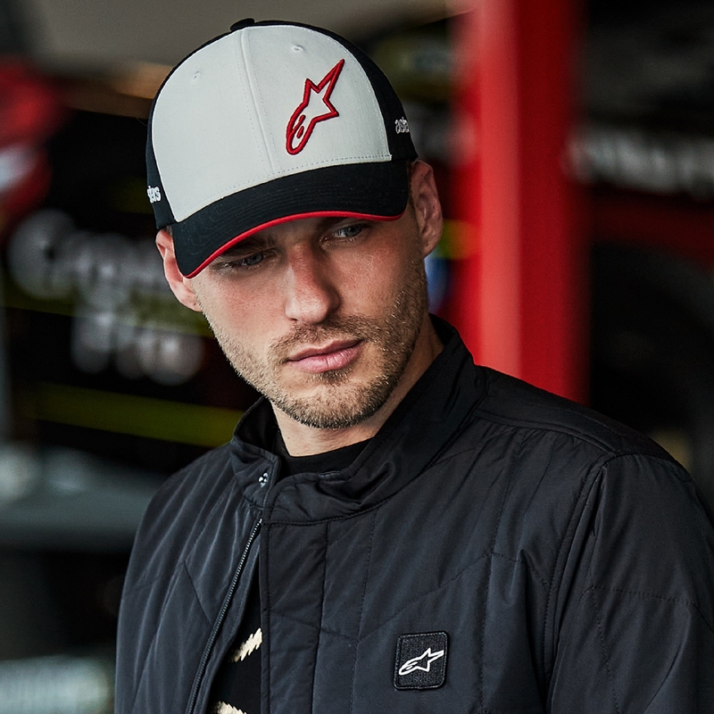 Alpinestars Sessionized Snapback müts valge-must-punane