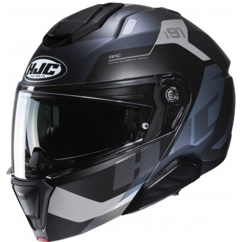 HJC i91 Carst MC5SF flip-up kiiver must ja sinine
