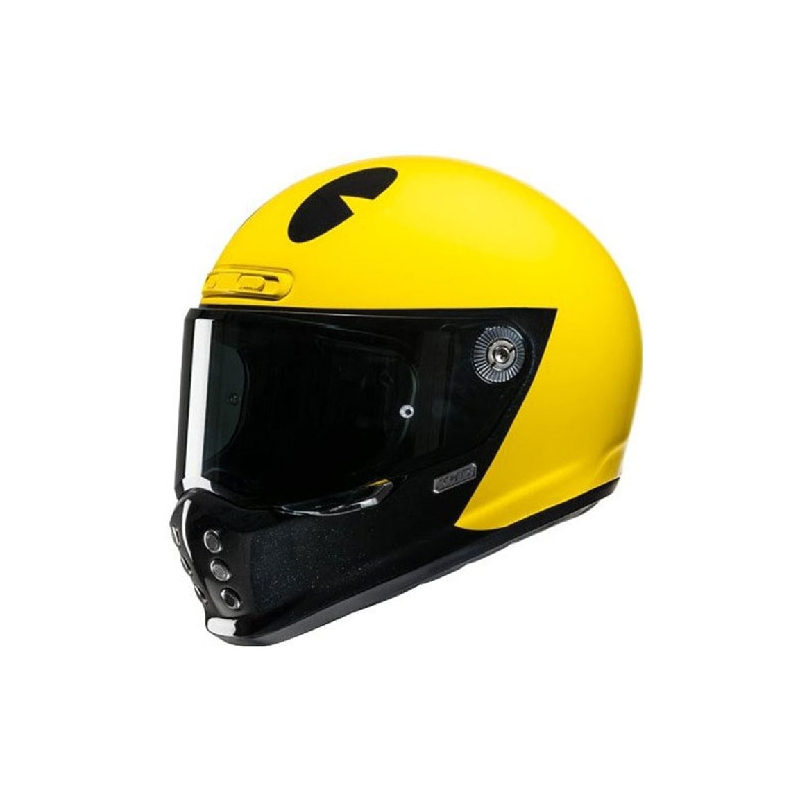 Integreeritud mootorratta kiiver HJC V10 Pac-man Bandai Namco kollane