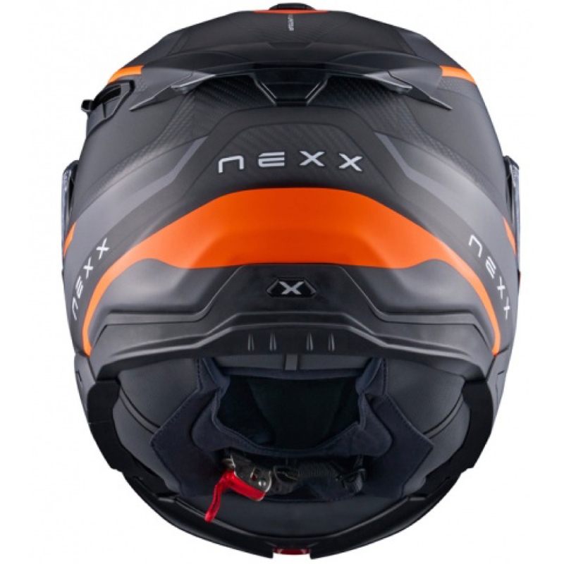 Ümberpööratav mootorratta kiiver Nexx X.Lifetour PRO Mile matt oranž-hall