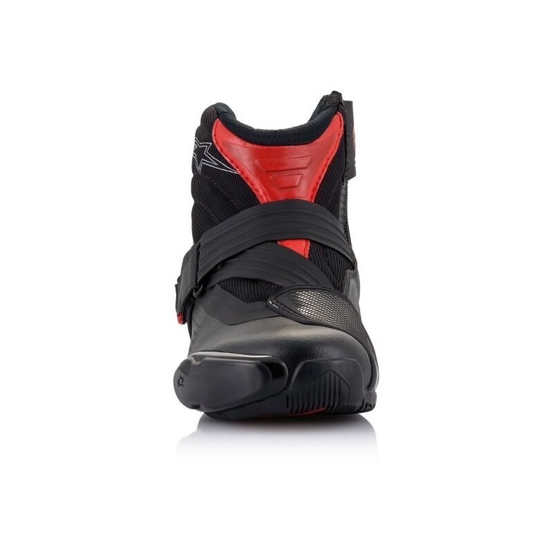 Alpinestars SMX-1 R ventileeritavad mustad ja punased mootorratta saapad