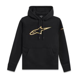 Alpinestars Gilded Hoodie must ja kuldne