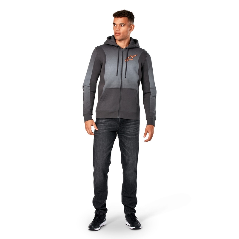 Mikina Alpinestars Arising Hoodie tmavě šedo-světle šedá