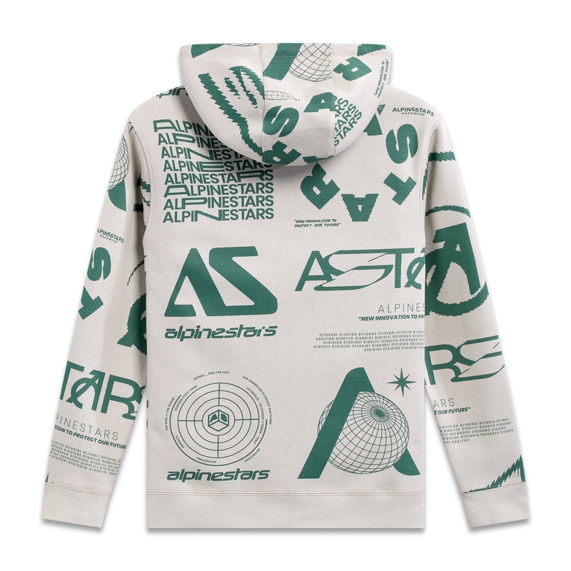 Alpinestars Determinant Hoodie valge naturaalvalge