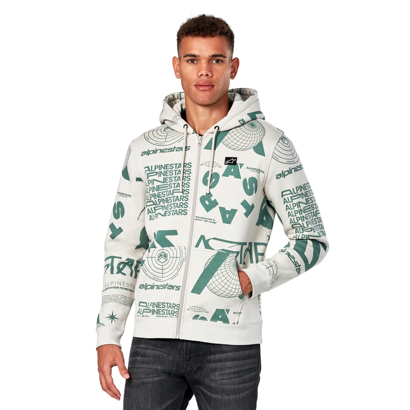 Alpinestars Determinant Hoodie valge naturaalvalge