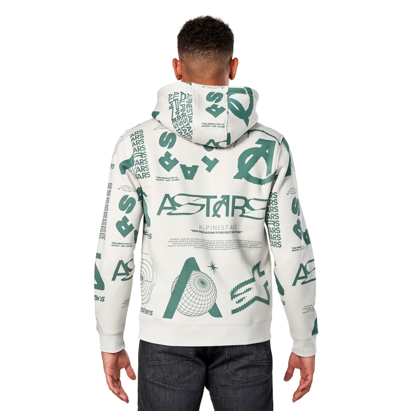Alpinestars Determinant Hoodie valge naturaalvalge
