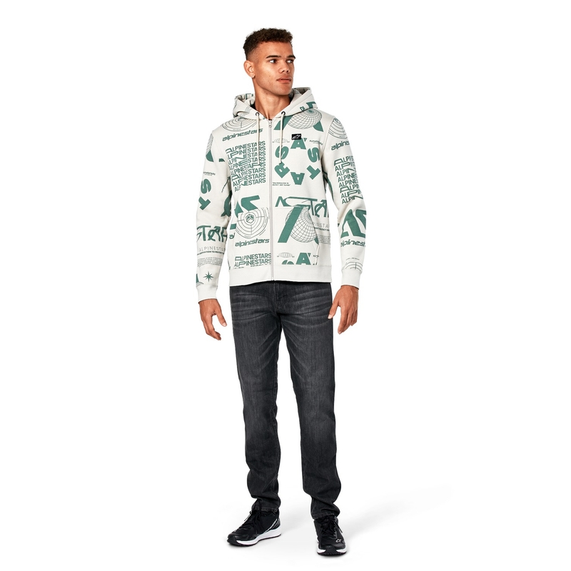 Alpinestars Determinant Hoodie valge naturaalvalge