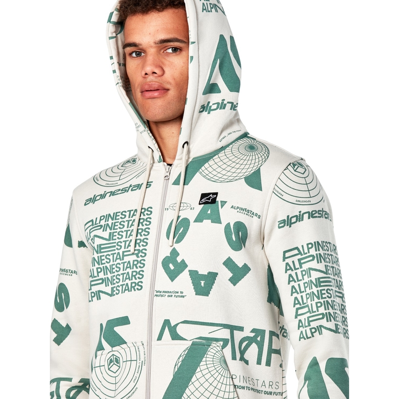 Alpinestars Determinant Hoodie valge naturaalvalge
