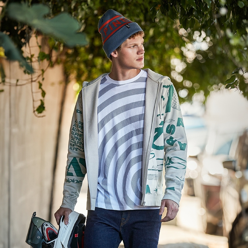 Alpinestars Determinant Hoodie valge naturaalvalge