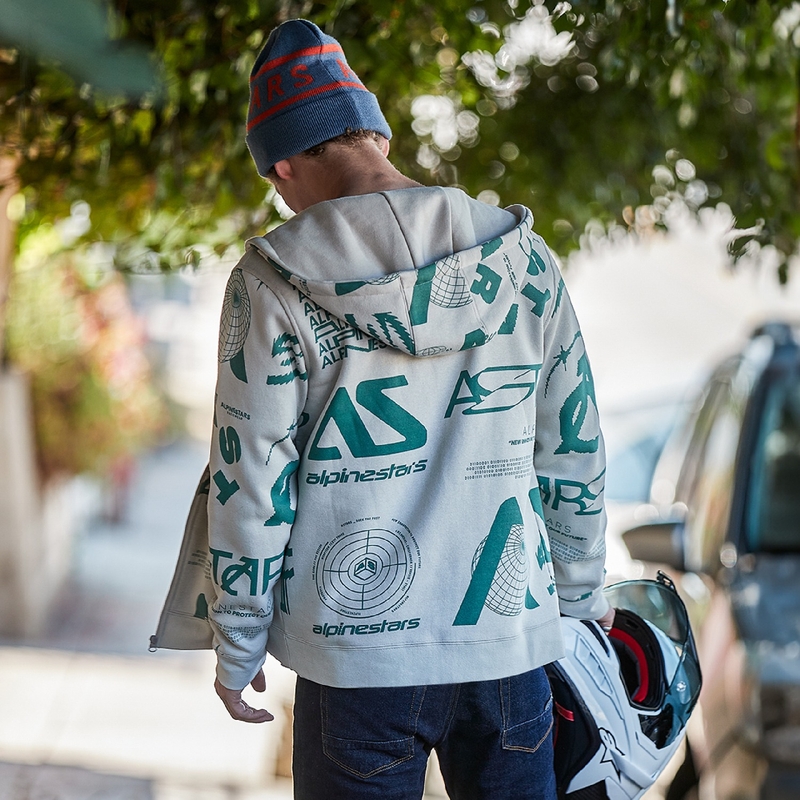 Alpinestars Determinant Hoodie valge naturaalvalge
