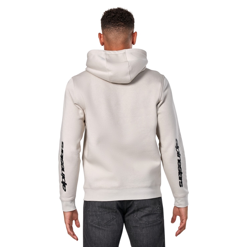 Mikina Alpinestars Quickness Hoodie bílá offwhite