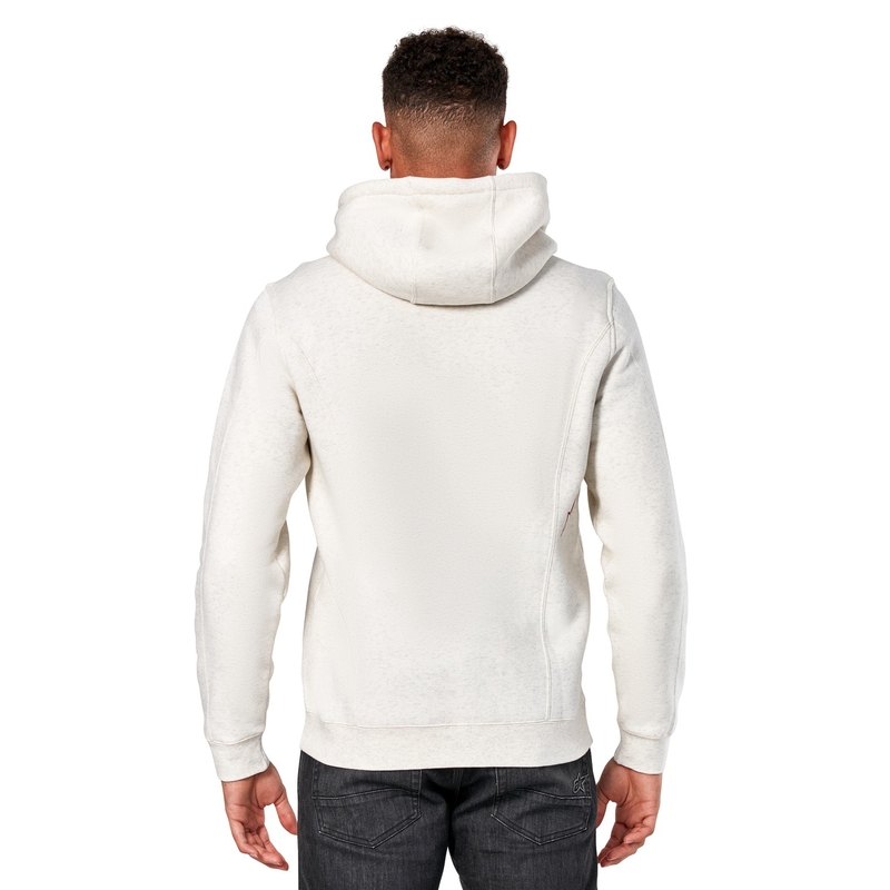 Mikina Alpinestars Substratus Hoodie světle šedá