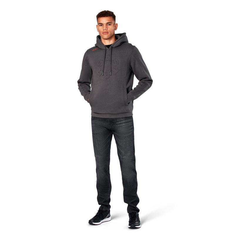 Mikina Alpinestars Substratus Hoodie šedá