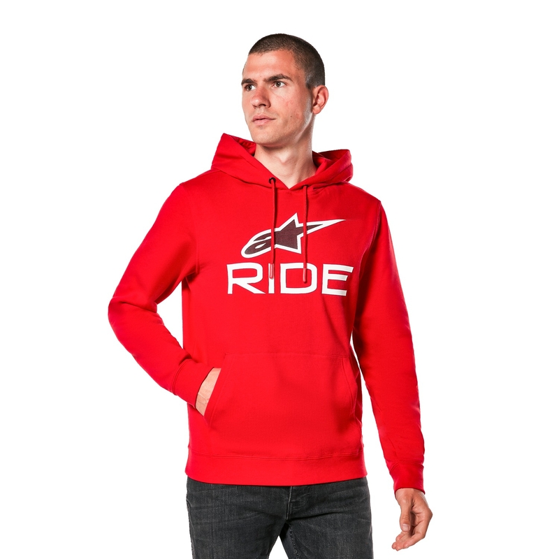 Alpinestars Ride 4.0 kampsun punane, valge ja must