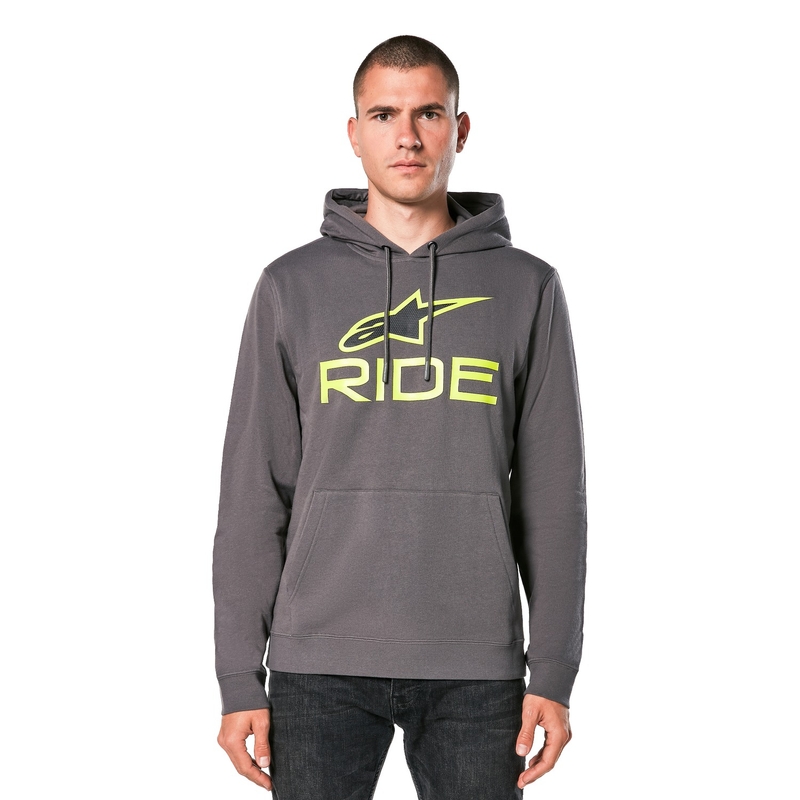 Alpinestars Ride 4.0 hallikaskollane-must kapuuts Hoodie