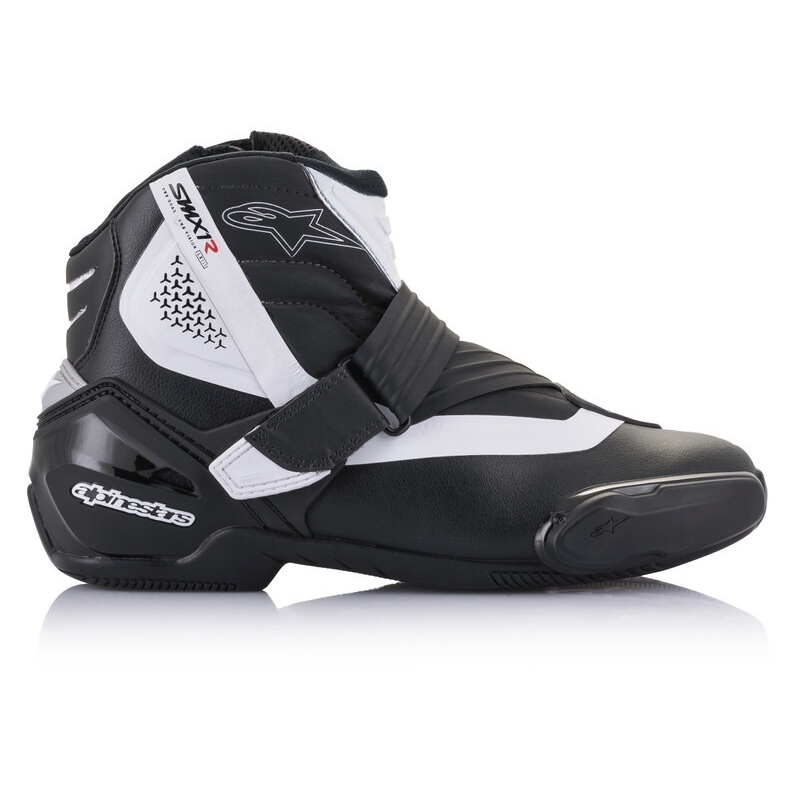 Alpinestars SMX-1 R must-valged mootorratta saapad
