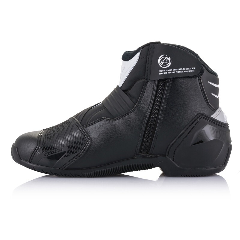 Alpinestars SMX-1 R must-valged mootorratta saapad