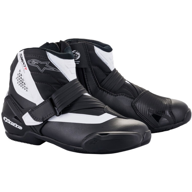 Alpinestars SMX-1 R must-valged mootorratta saapad