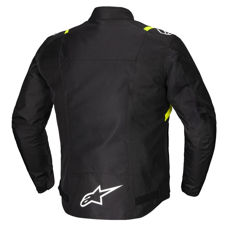 Alpinestars T-SPS 2 veekindel must, valge ja fluo kollane mootorratta jope