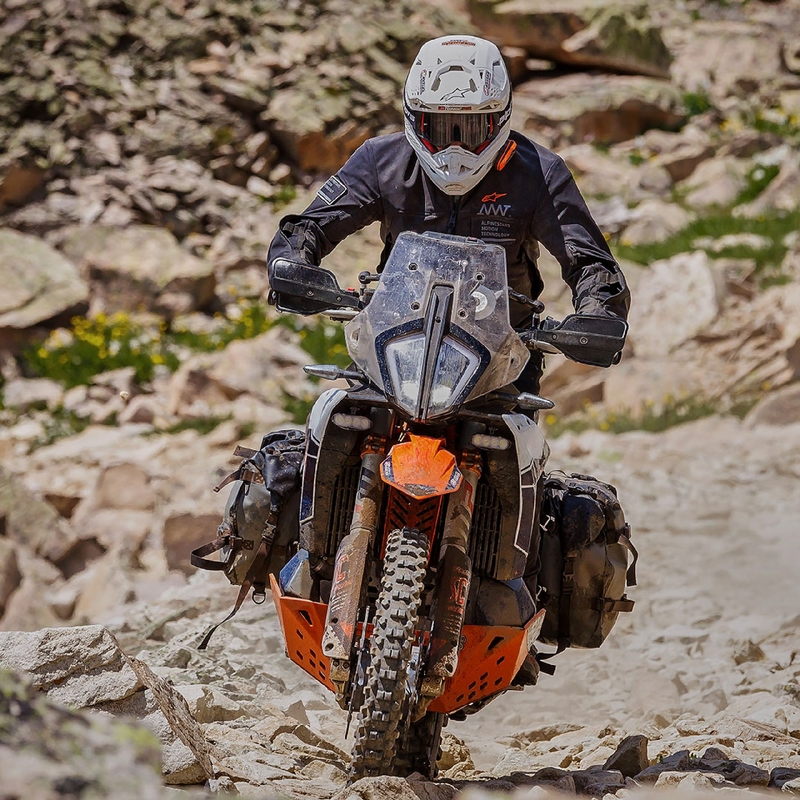 Alpinestars AMT-8 Stretch Drystar XF mootorratta jope must