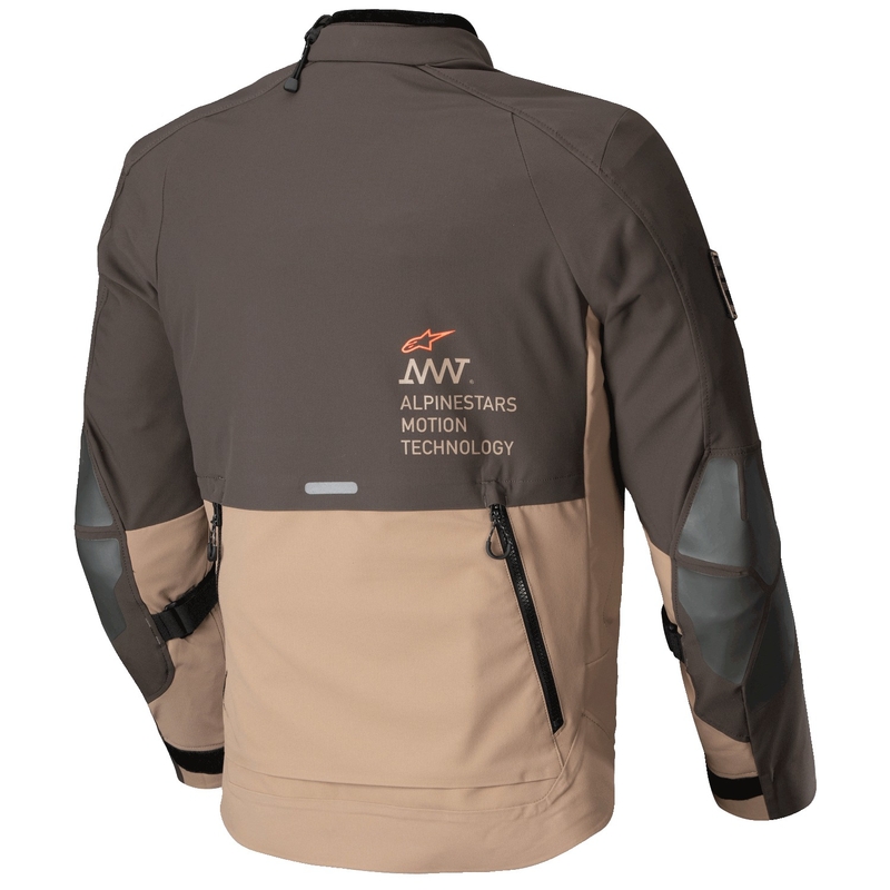 Alpinestars AMT-8 Stretch Drystar XF pruun-khaki mootorratta jakk