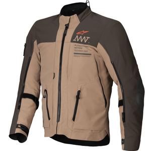 Alpinestars AMT-8 Stretch Drystar XF pruun-khaki mootorratta jakk