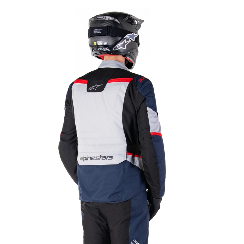 Alpinestars ST-1 veekindel mootorratta jope tumesinine-must-punane