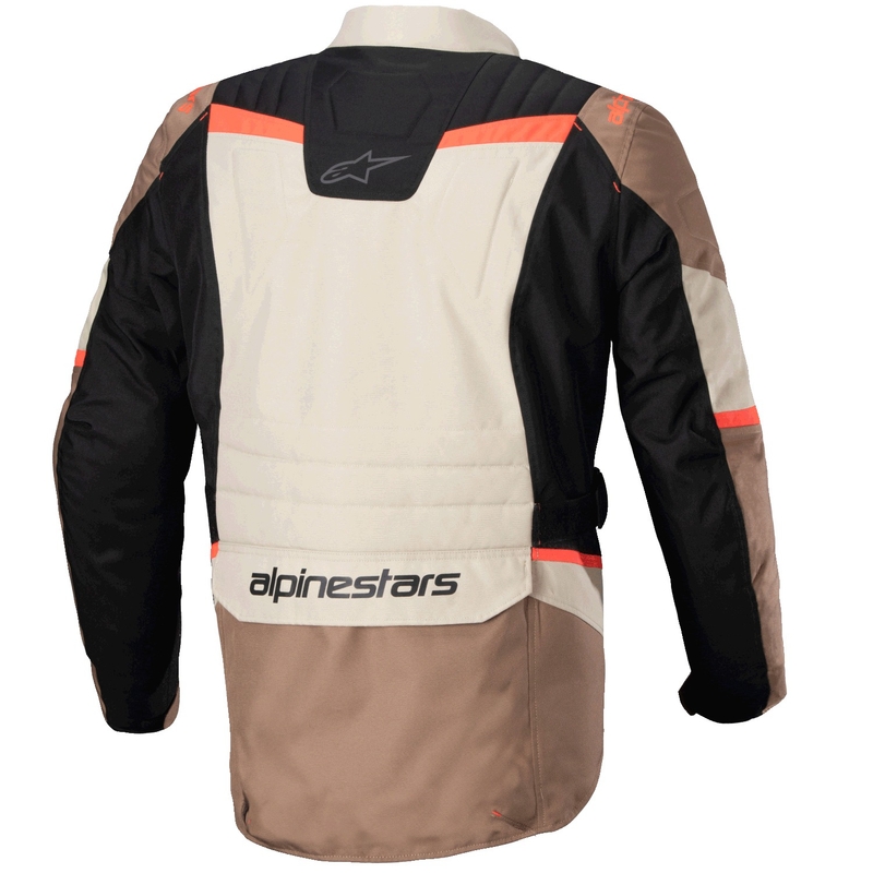 Alpinestars ST-1 veekindel khaki-punase-musta-floo punane mootorratta jope