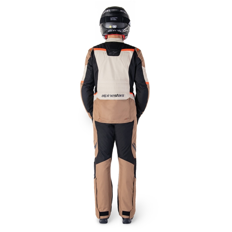 Alpinestars ST-1 veekindel khaki-punase-musta-floo punane mootorratta jope