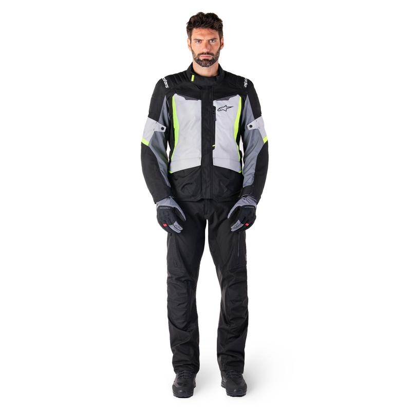 Alpinestars ST-1 veekindel hall-must-fluo kollane mootorratta jope