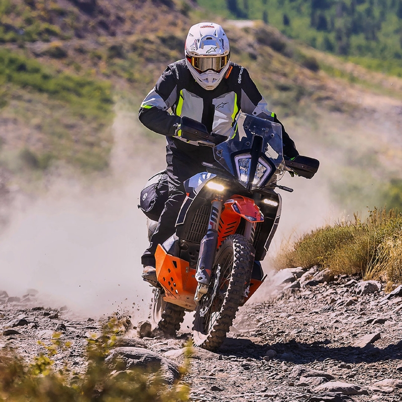 Alpinestars ST-1 veekindel hall-must-fluo kollane mootorratta jope