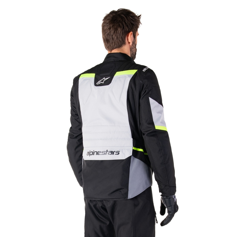 Alpinestars ST-1 veekindel hall-must-fluo kollane mootorratta jope