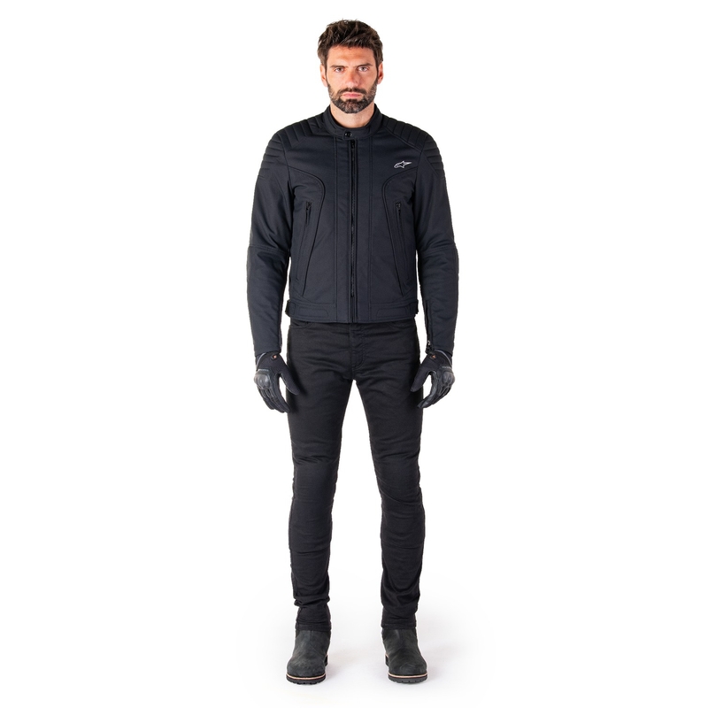 Alpinestars Clayton veekindel must mootorratta jakk