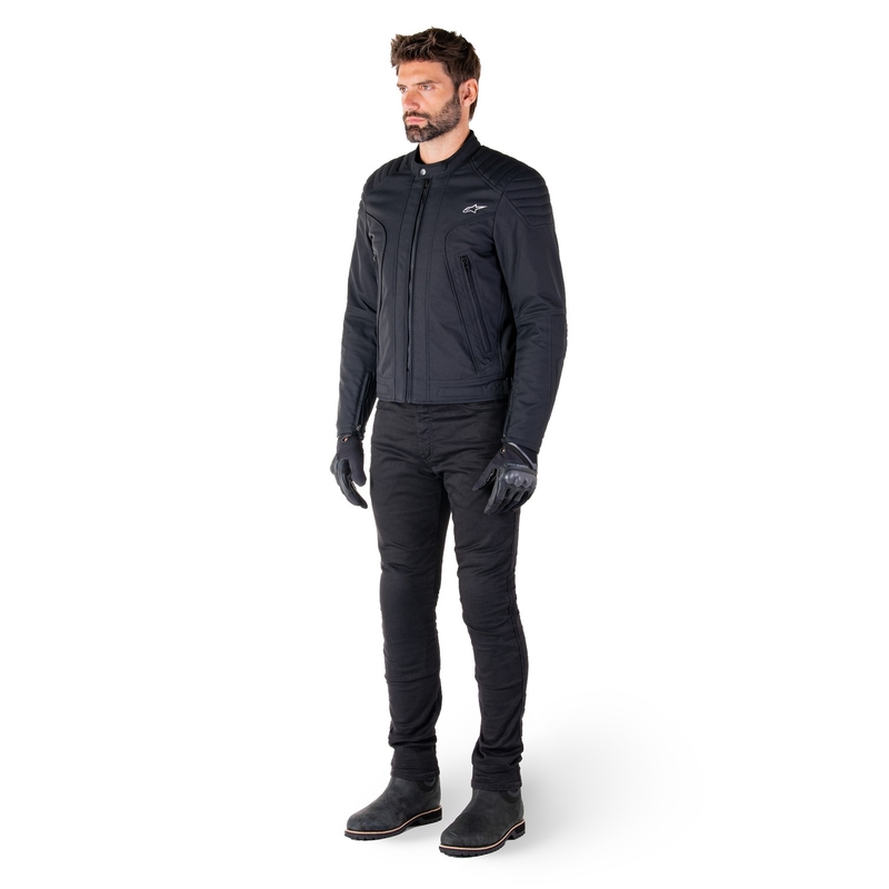 Alpinestars Clayton veekindel must mootorratta jakk