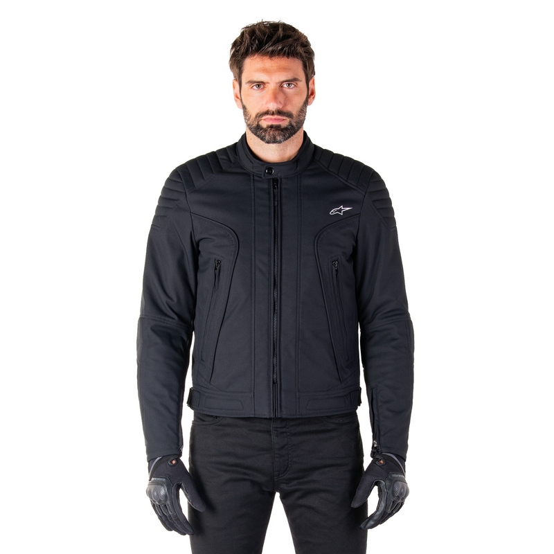 Alpinestars Clayton veekindel must mootorratta jakk