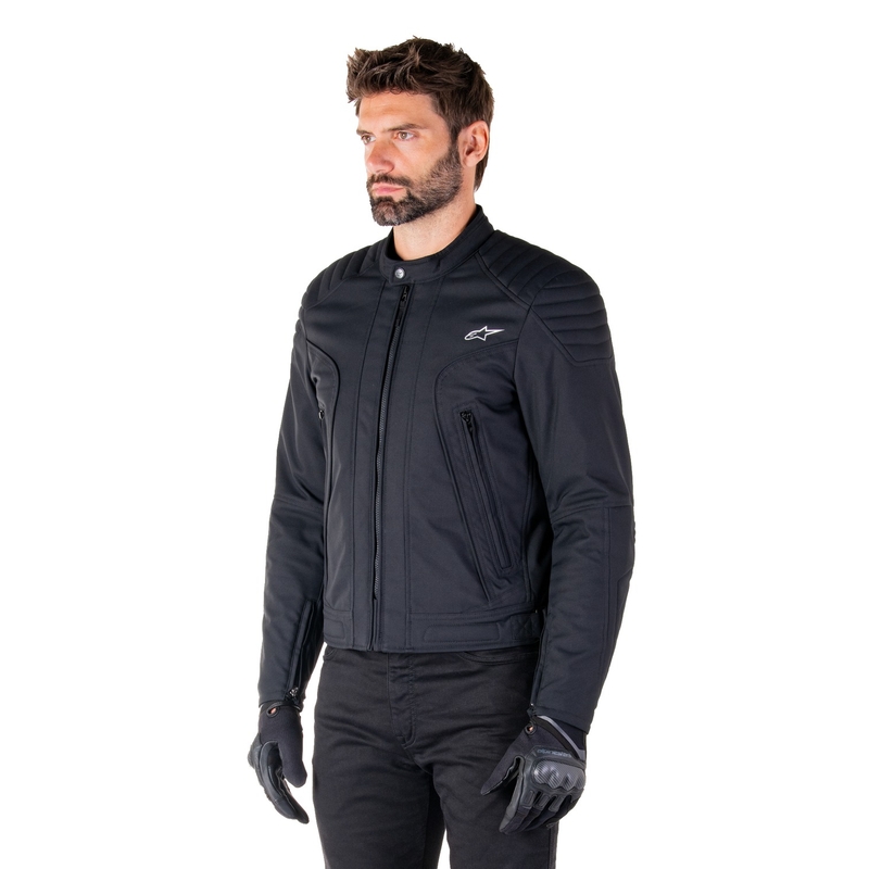 Alpinestars Clayton veekindel must mootorratta jakk